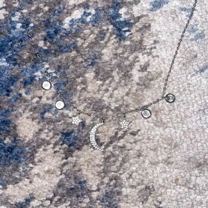 Rachel Zoe moon and stars necklace